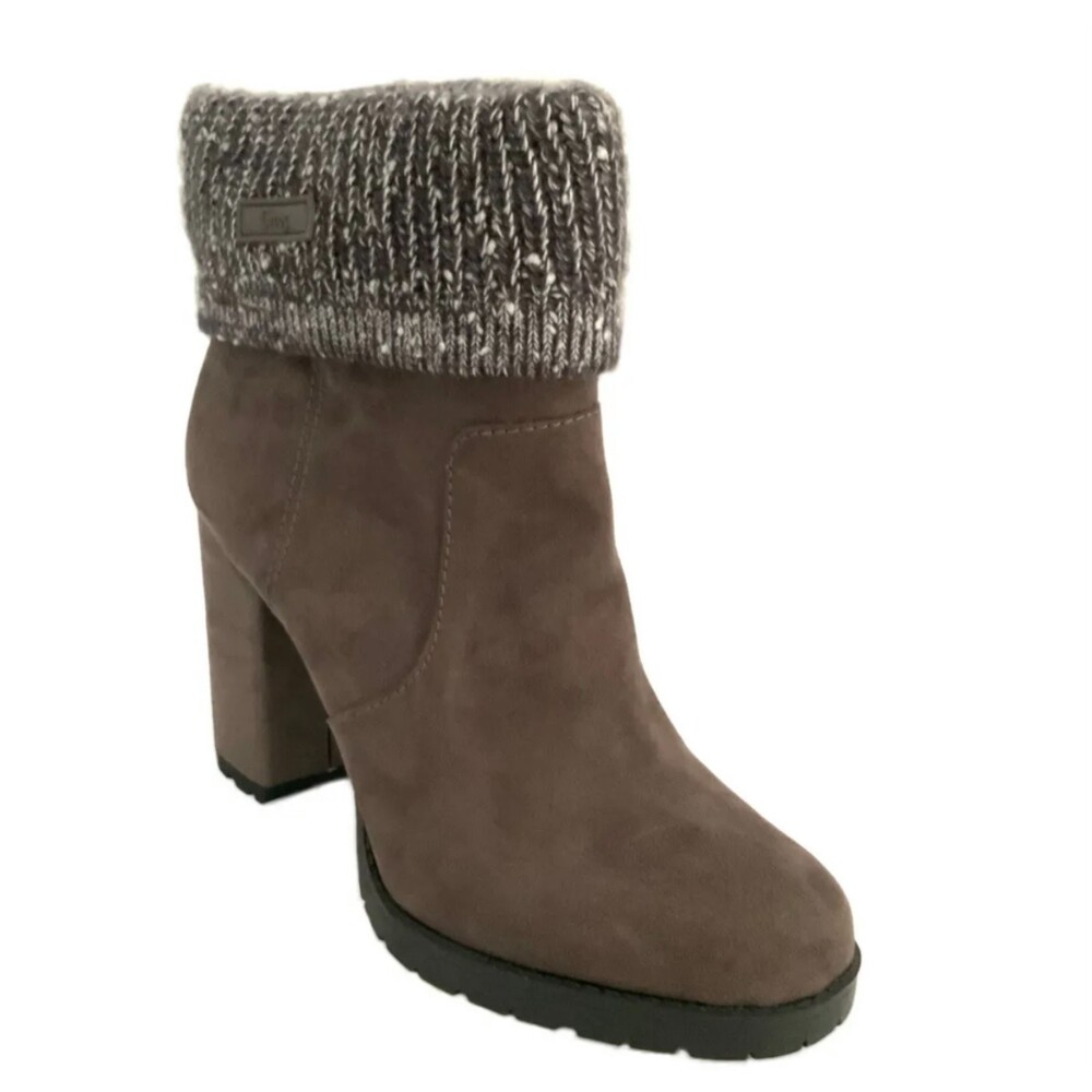 Circus Sam Edelman Carter Faux Suede Sweater Top Boots 10